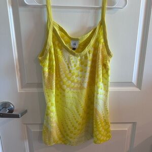 CAbi Yellow Polka Dot Camisole